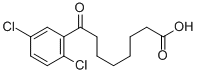 8-(2,5-DICHLOROPHENYL)-8-OXOOCTANOIC ACID 结构式