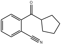 2-CYANOPHENYL CYCLOPENTYL KETONE 结构式