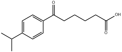 6-(4-ISOPROPYLPHENYL)-6-OXOHEXANOIC ACID 结构式