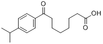 8-(4-ISOPROPYLPHENYL)-8-OXOOCTANOIC ACID 结构式
