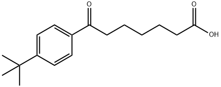 7-(4-T-BUTYLPHENYL)-7-OXOHEPTANOIC ACID 结构式