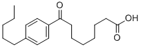 8-OXO-8-(4-N-PENTYLPHENYL)OCTANOIC ACID 结构式