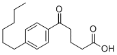 5-(4-HEXYLPHENYL)-5-OXOVALERIC ACID 结构式