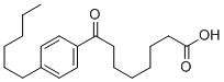 8-(4-HEXYLPHENYL)-8-OXOOCTANOIC ACID 结构式