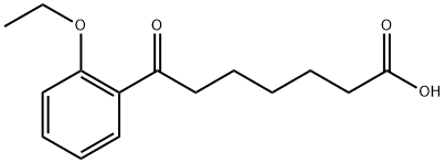 7-(2-ETHOXYPHENYL)-7-OXOHEPTANOIC ACID 结构式