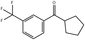 CYCLOPENTYL 3-TRIFLUOROMETHYLPHENYL KETONE 结构式