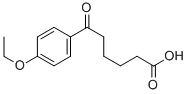 6-(4-乙氧基苯基)-6-氧代己酸 结构式