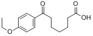 7-(4-ETHOXYPHENYL)-7-OXOHEPTANOIC ACID 结构式