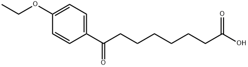 8-(4-乙氧基苯基)-8-氧代辛酸 结构式