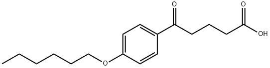 5-(4-HEXYLOXYPHENYL)-5-OXOVALERIC ACID 结构式
