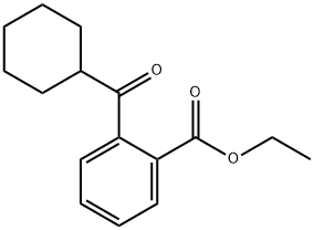 2-(环己烷羰基)苯甲酸乙酯 结构式