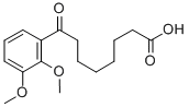 8-(2,3-DIMETHOXYPHENYL)-8-OXOOCTANOIC ACID 结构式