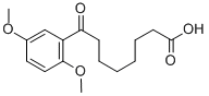 8-(2,5-DIMETHOXYPHENYL)-8-OXOOCTANOIC ACID 结构式