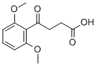 4-(2,6-DIMETHOXYPHENYL)-4-OXOBUTYRIC ACID 结构式