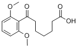 7-(2,6-DIMETHOXYPHENYL)-7-OXOHEPTANOIC ACID 结构式