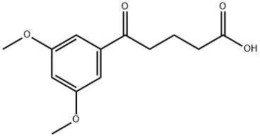 5-(3,5-DIMETHOXYPHENYL)-5-OXOVALERIC ACID 结构式