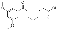 8-(3,5-DIMETHOXYPHENYL)-8-OXOOCTANOIC ACID 结构式