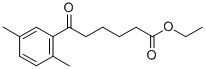 ETHYL 6-(2,5-DIMETHYLPHENYL)-6-OXOHEXANOATE 结构式