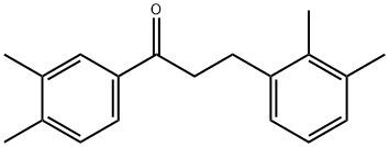 3',4'-DIMETHYL-3-(2,3-DIMETHYLPHENYL)PROPIOPHENONE 结构式