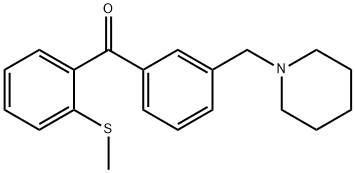 2-(3-(哌啶-1-基甲基)苄基)苯乙醛 结构式