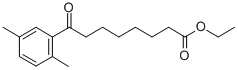 ETHYL 8-(2,5-DIMETHYLPHENYL)-8-OXOOCTANOATE 结构式