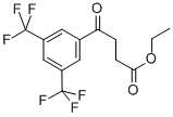 ETHYL 4-(3,5-DITRIFLUOROMETHYLPHENYL)-4-OXOBUTYRATE 结构式