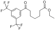 ETHYL 7-(3,5-DITRIFLUOROMETHYLPHENYL)-7-OXOHEPTANOATE 结构式