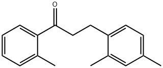 3-(2,4-DIMETHYLPHENYL)-2'-METHYLPROPIOPHENONE 结构式