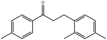 3-(2,4-DIMETHYLPHENYL)-4'-METHYLPROPIOPHENONE 结构式