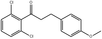 2',6'-DICHLORO-3-(3-METHOXYPHENYL)PROPIOPHENONE 结构式