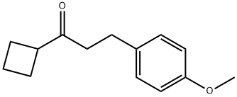 CYCLOBUTYL 2-(4-METHOXYPHENYL)ETHYL KETONE 结构式