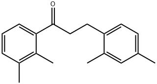 2',3'-DIMETHYL-3-(2,4-DIMETHYLPHENYL)PROPIOPHENONE 结构式