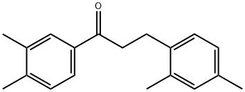 3',4'-DIMETHYL-3-(2,4-DIMETHYLPHENYL)PROPIOPHENONE 结构式