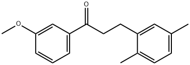 3-(2,5-DIMETHYLPHENYL)-3'-METHOXYPROPIOPHENONE 结构式