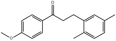 3-(2,5-DIMETHYLPHENYL)-4'-METHOXYPROPIOPHENONE 结构式