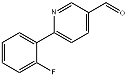 6-(2-氟苯基)-3-吡啶甲醛 结构式
