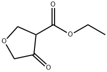 四氢-4-氧代-3-呋喃甲酸乙酯 结构式