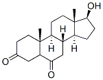 17β-Hydroxy-5α-androstane-3,6-dione 结构式