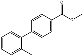 2-甲基-[1,1-联苯]-4-羧酸甲酯 结构式