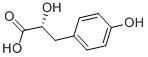 (R)-3-(4-羟苯基)乳酸 结构式