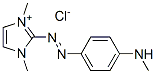 1,3-dimethyl-2-[[4-(methylamino)phenyl]azo]-1H-imidazolium chloride 结构式