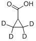 CYCLOPROPANE-2,2,3,3-D4-CARBOXYLIC ACID 结构式