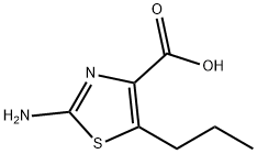 2-氨基-5-丙基-1,3-噻唑-4-羧酸 结构式