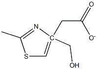 4-Thiazolemethanol,2-methyl-,acetate(ester)(7CI,9CI) 结构式