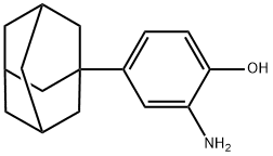 4-(1-金刚烷基)-2-氨基-苯酚 结构式