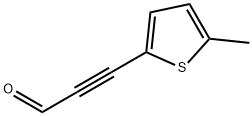 2-Thiophenepropiolaldehyde, 5-methyl- (7CI) 结构式