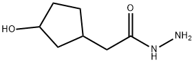 Cyclopentaneacetic  acid,  3-hydroxy-,  hydrazide 结构式