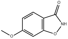 6-甲氧基苯并[D]异噁唑-3(2H)-酮 结构式