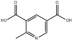 2-甲基-3,5-吡啶二甲酸 结构式