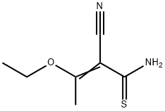 2-CYANO-3-ETHOXYBUT-2-ENETHIOAMIDE 结构式